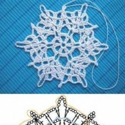 Схемы вязаных снежинок, в копилку мастерице!