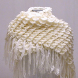 Воздушная шаль "Ракушка"