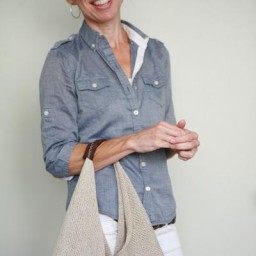 Вяжем сумку спицами