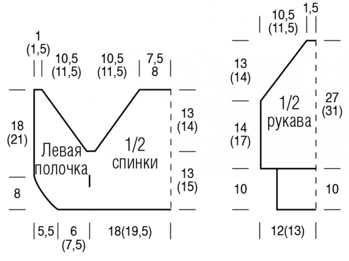 Вяжем жакет для малышки