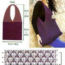 Большая подборка схем летних сумочек