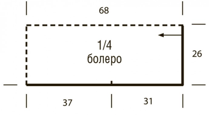 Вяжем нежное розовое болеро