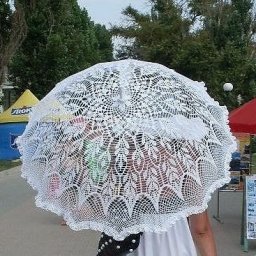 Ажурный летний зонтик
