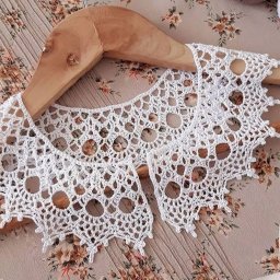 Ажурный воротник крючком