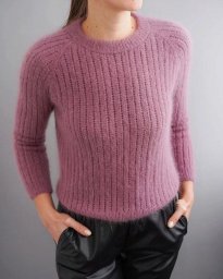 Джемпер из пуха норки