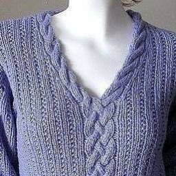 Красивые кокетки спицами