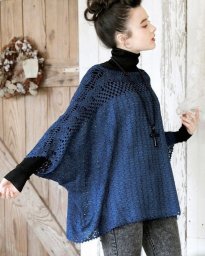 Пуловер оверсайз, вяжем крючком