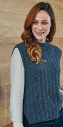 Жилет с боковыми разрезами