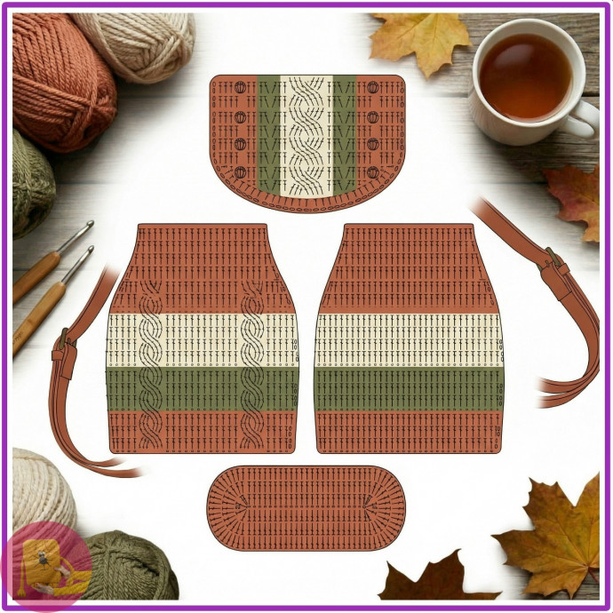 &Beta;язaный pюкзaк кpючкoм