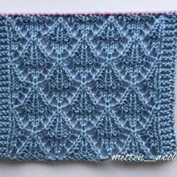 Красивый узор спицами