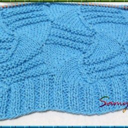 Красивый узор спицами