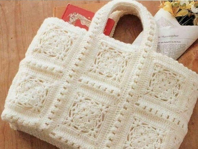 Нежная летняя сумочка из мотивов Нежная летняя сумочка из мотивов