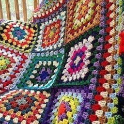 Схема для вязаного пледа