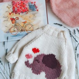 Схемки жаккардовых узоров на детских изделиях