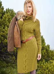 Платье спицами