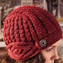 Стильная шапка Vogue Knitting, вяжем спицами