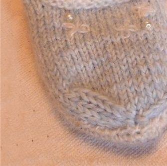 Пушистые тапочки спицами Пушистые тапочки спицами