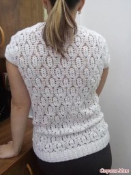 Узор для джемпера крючком