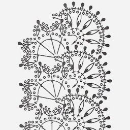 Вяжeм крючком красивоe лeнточноe кружeво