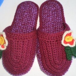 Вяжем уютные домашние тапочки