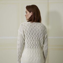 Ажурный джемпер, вяжем спицами