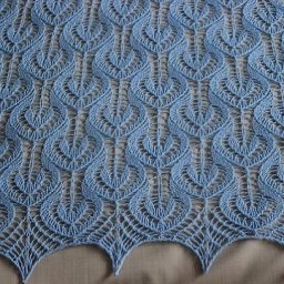 Ажурный узор спицами