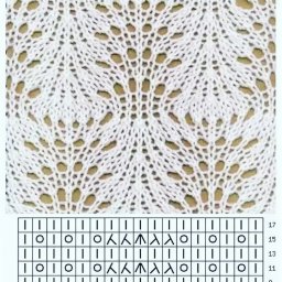 Ажурный узор спицами