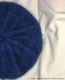 Берет без швов, вяжем спицами