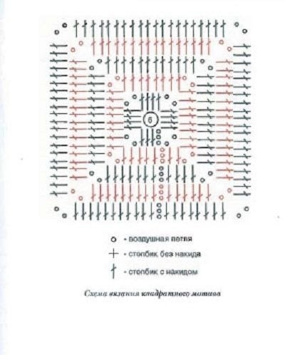 Свитер с высоким воротником, вяжем из мотива  "бабушкин квадрат"