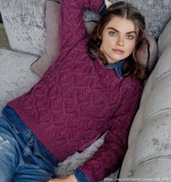 Джемпер спицами