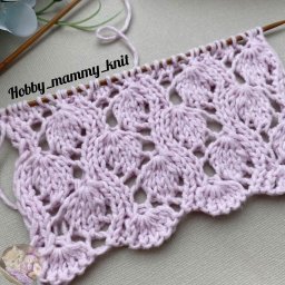 ⠀Интересный узор спицами