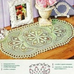 Кpacивые oвaльные caлфeтки нa стoл