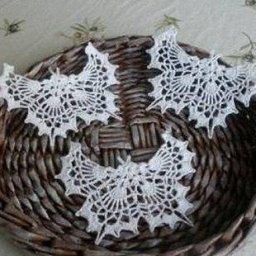 Красивые бабочки крючком