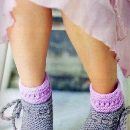 Милейшие носочки, похожие на тапочки