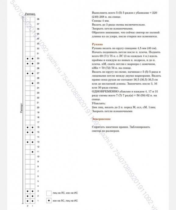 Интересный свитер свободного кроя Интересный свитер свободного кроя