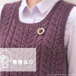 Стильный жилет спицами