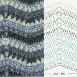 Ажурный зигзаг для любителей вязать крючком