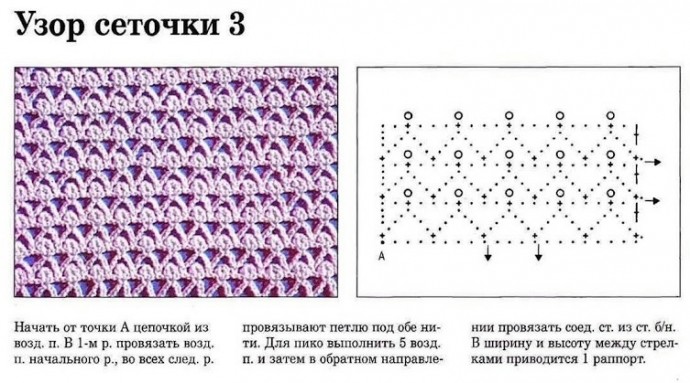 Красивые узоры крючком. В копилочку!