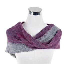 Красивый вязаный платок