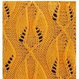 Подборка узоров спицами