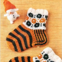 Рисунок для забавных детских носочков