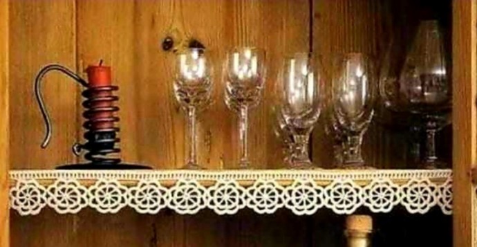 Вариант каймы крючком Вариант каймы крючком