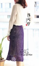 Юбка крючком
