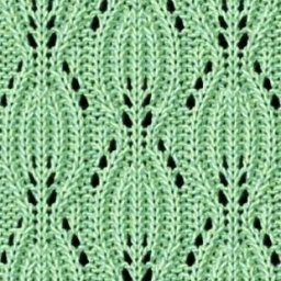 Интересный узор спицами, есть опыт вязания таким узором?