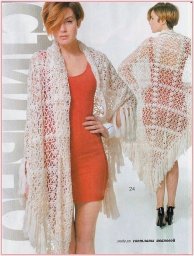 Шаль крючком