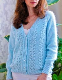 Схема для кардигана спицами