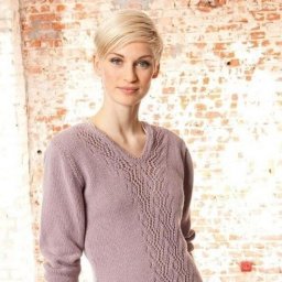 Ажурный узор спицами