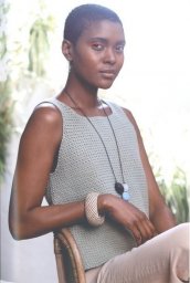 Майка Bari. Базовая майка крючком от Lisa Richardson