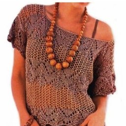 Летняя кофточка спицами