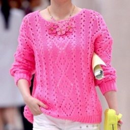 Нежная кофточка, связанная спицами